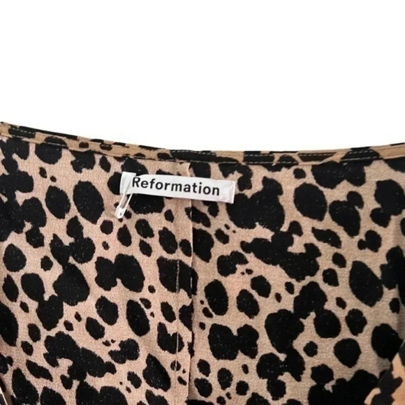 Reformation Nell Long Sleeve Top (Blitz) B727 - Picture 3 of 3